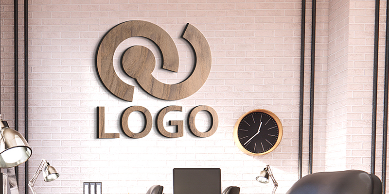 Enseigne Logo en Bois