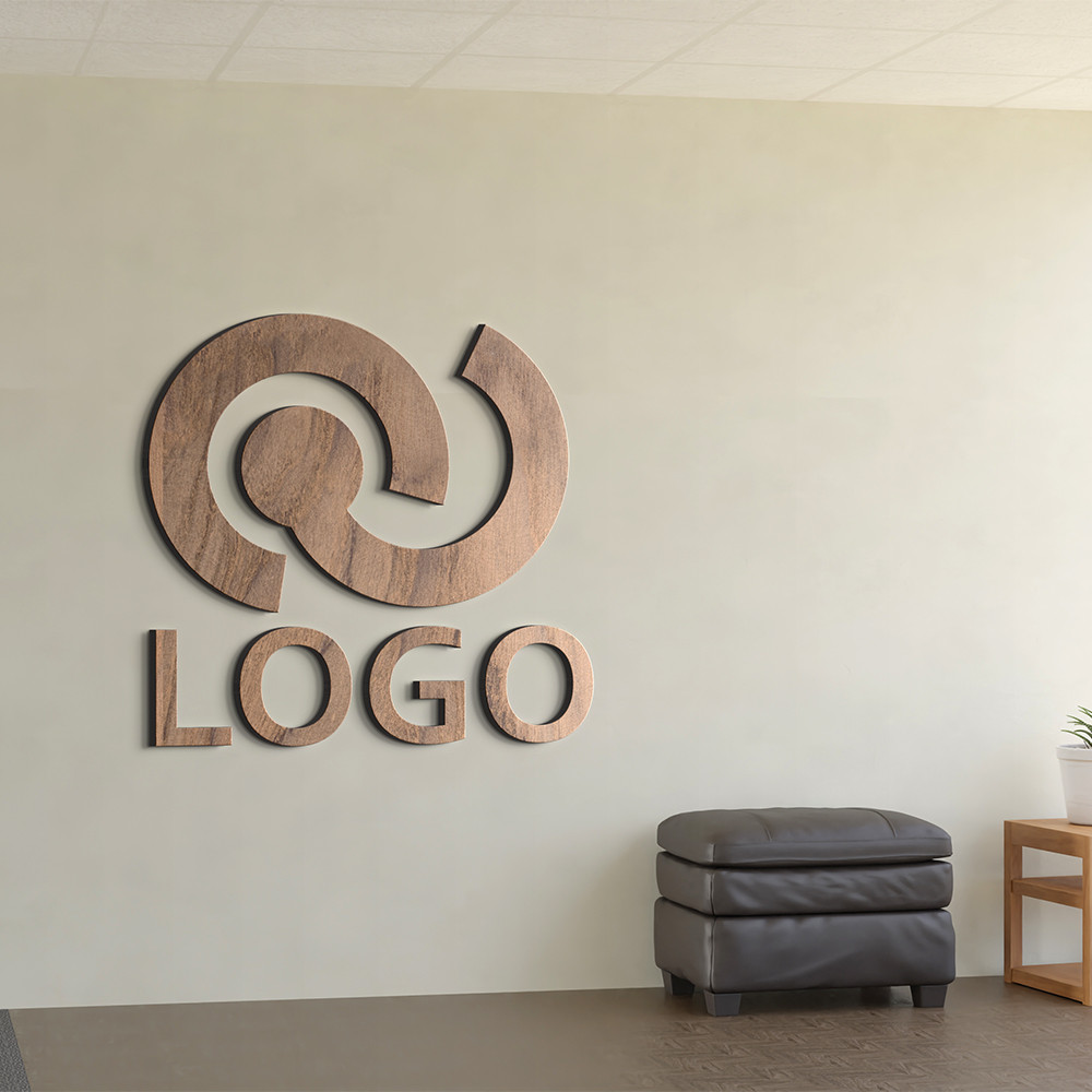 Enseigne Logo en Bois