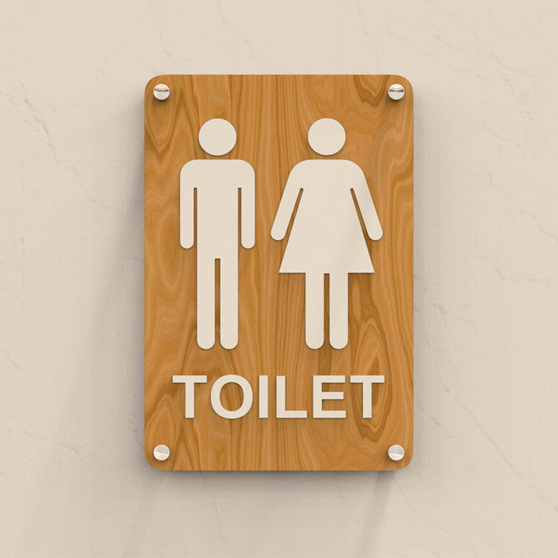 Signalétique en bois
